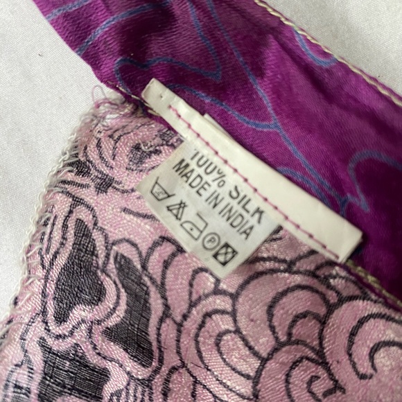 🦋Boho silk wrap skirt OOAK🦋 - Picture 5 of 5